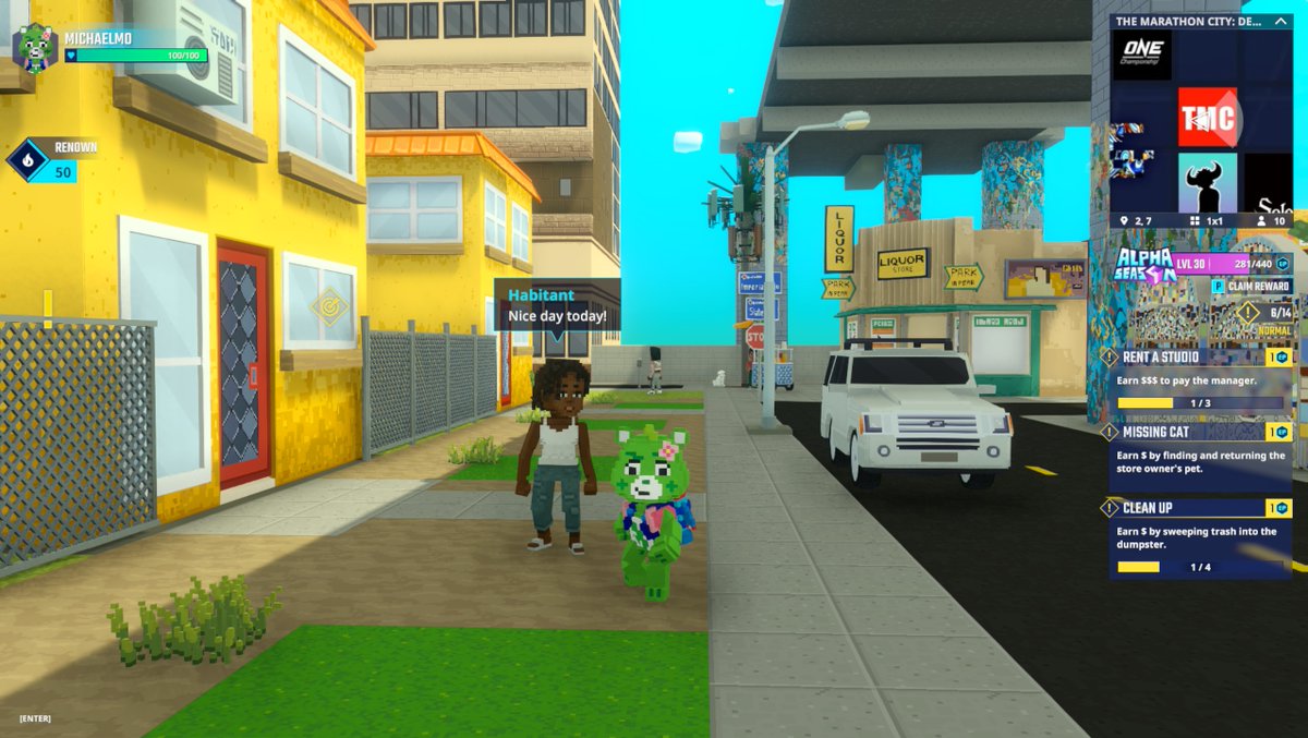 Cruising down Slauson Ave in the Dedication Road experience in <a href="/TheSandboxGame/">The Sandbox</a>. Feeling the LA vibes! 🌴🚗 register-landings.sandbox.game/alphaseason4-s… #TheSandbox #AlphaSeason4 #AS4SocialChallenge