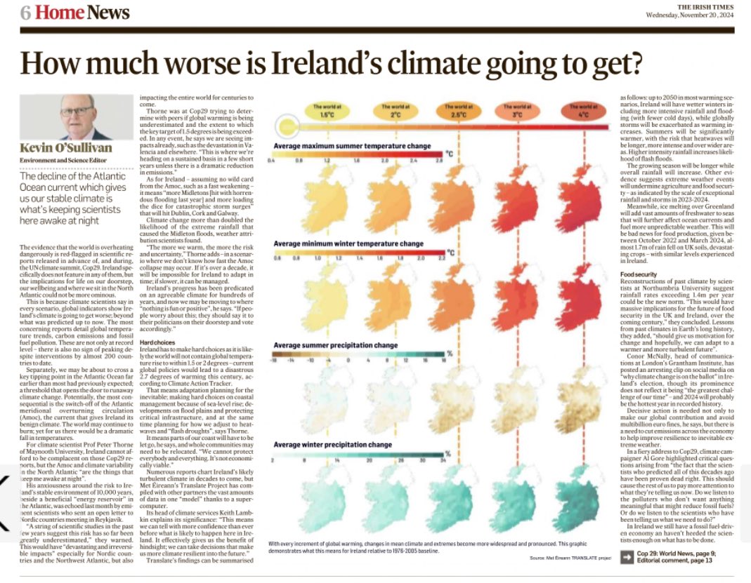 Pippa Hackett (@pippa_hackett) on Twitter photo “It means parts of our coast will have to be let go”, <a href="/climpeter/">Peter Thorne</a> says, “and whole communities may need to be relocated. We cannot protect everybody and everything. It’s not economically viable.” Stark piece from <a href="/KOSullivanIT/">Kevin O'Sullivan</a> in today’s <a href="/IrishTimes/">The Irish Times</a> #ClimateCatastrophe #VoteGreen “It means parts of our coast will have to be let go”, <a href="/climpeter/">Peter Thorne</a> says, “and whole communities may need to be relocated. We cannot protect everybody and everything. It’s not economically viable.” Stark piece from <a href="/KOSullivanIT/">Kevin O'Sullivan</a> in today’s <a href="/IrishTimes/">The Irish Times</a> #ClimateCatastrophe #VoteGreen