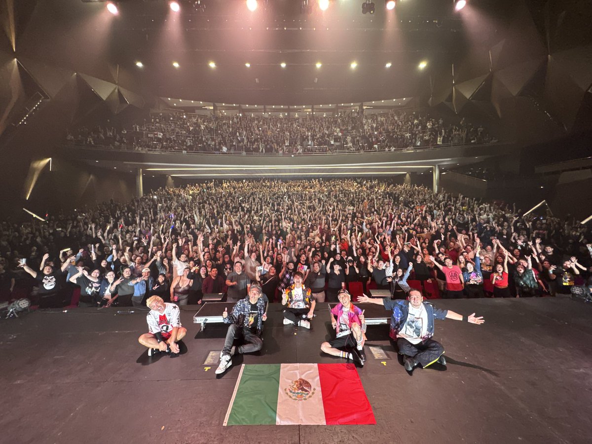 FLOW_official's tweet image. 『FLOW WORLD TOUR "ANIME SHIBARI 2024-2025”』in Monterrey🇲🇽

¡Primera presentación en Monterrey! 🔥

¡Estuvimos muy felices de conocer a tanta gente!
¡Esperamos volver a verlos pronto! 🥳

#FLOWanimeshibari #Monterrey