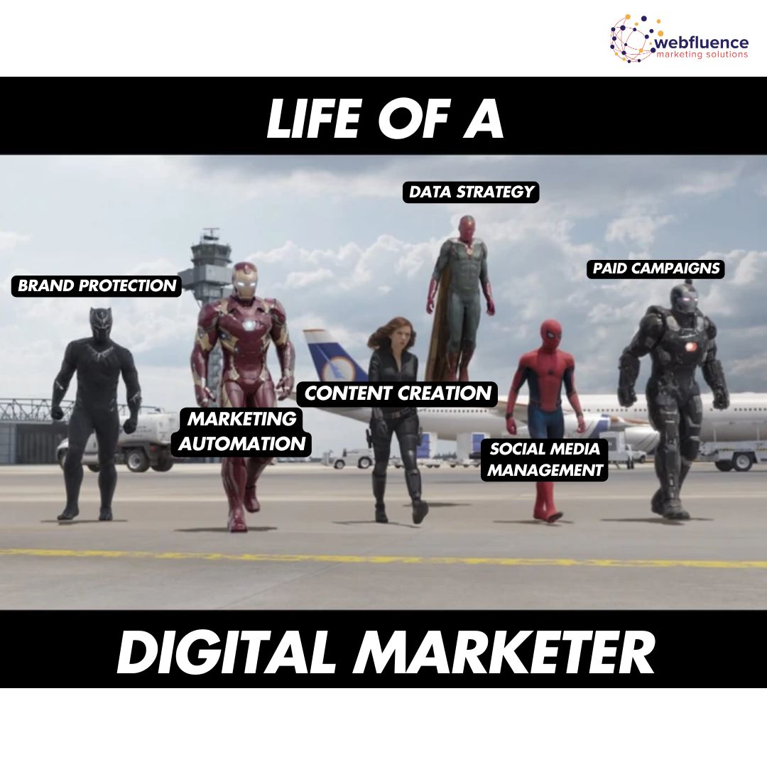 WebF_Official's tweet image. As digital marketers, we might not have capes, but we do have data and use it to save brands from the perils of bad campaigns! Every click, every strategy, is another victory. #MarketingHeroes #DataDriven #CampaignMasters #BrandRescue #DigitalMarketing