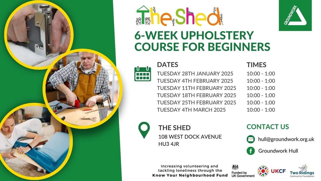 Free 6 weeks course for beginners #learn #newskill #getcrafty #repurpose #mindfulmaking <a href="/hull_libraries/">Hull Libraries</a>  <a href="/NNetworkHull/">NeighbourhoodNetwork</a> <a href="/northbankforum/">Forum CIO</a> @