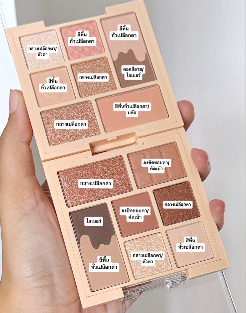 reviewchoey's tweet photo. ถ้าไม่ค่อยได้แต่งหน้าหลายๆลุ๊ค เน้นโทน neutral เลือกพาเลตตาที่หลุมน้อยๆก็พอ พวก 6 หลุม คิดว่าลงตัวสุด บางพาเลตคือเอามาใช้เป็นบลัช ปัดแก้มได้ด้วยนะ เช่น

-2an : สีสวย ชัด พิกเม้นท์แน่น แล้วทนมากก
-dinto : สีสวย เหมาะกับ neutral ทนมาก
-bbia : สวย ทน ชิมเมอร์ฉ่ำแตกแตน
-odbo : ถูกและดี สวย ทนมาก
-meilinda : สีชัดมาก สวยละมุน ถูกและดี
-laka : โทนสีใช้ยากหน่อย แต่ทนมาก

รีวิวให้เพิ่มเติมในเธรดนะคะ✨
