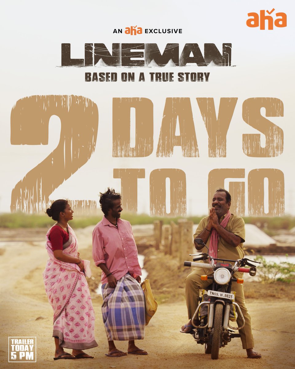 aha Tamil (@ahatamil) on Twitter photo Varugiraar #Lineman innum 2 days-la!
#Lineman premiers from Nov 22 on namma <a href="/ahatamil/">aha Tamil</a>
Trailer from today 5 PM
#ActorCharlie <a href="/jeganbalaji/">Jegan balaji</a> @87kumar92 @Saranyaravicha7 @Aditibalan <a href="/editoranthony/">Lewellyn gonsalvez</a> <a href="/cammkid/">vishnu k raja</a> #vinayagharaaj #ARshivaraj <a href="/valentino_suren/">Suren</a> <a href="/deepakthepac/">deepak kumar</a> @gbalaji Varugiraar #Lineman innum 2 days-la!
#Lineman premiers from Nov 22 on namma <a href="/ahatamil/">aha Tamil</a>
Trailer from today 5 PM
#ActorCharlie <a href="/jeganbalaji/">Jegan balaji</a> @87kumar92 @Saranyaravicha7 @Aditibalan <a href="/editoranthony/">Lewellyn gonsalvez</a> <a href="/cammkid/">vishnu k raja</a> #vinayagharaaj #ARshivaraj <a href="/valentino_suren/">Suren</a> <a href="/deepakthepac/">deepak kumar</a> @gbalaji