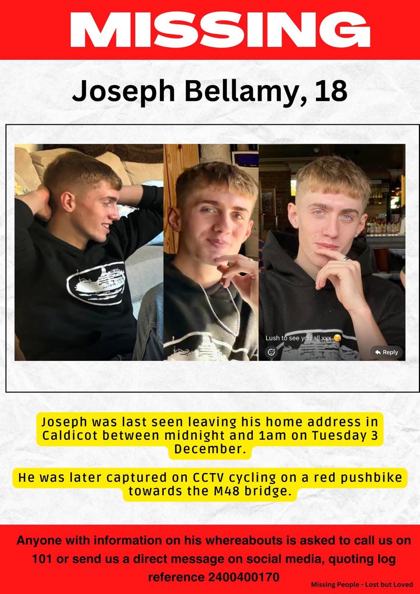 Please re tweet - Joe is still missing