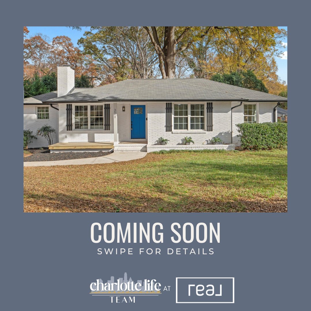 CLTlifeTeam's tweet photo. 🌟COMING SOON: Stunning Renovated Ranch Home in Madison Park! 🌟
👉 Join us for an Open House on December 7th from 2-4pm! Comment "Going" to RSVP and experience the warmth and comfort this home has to offer. We can’t wait to welcome you! https://t.co/Y8GkO4hBUN