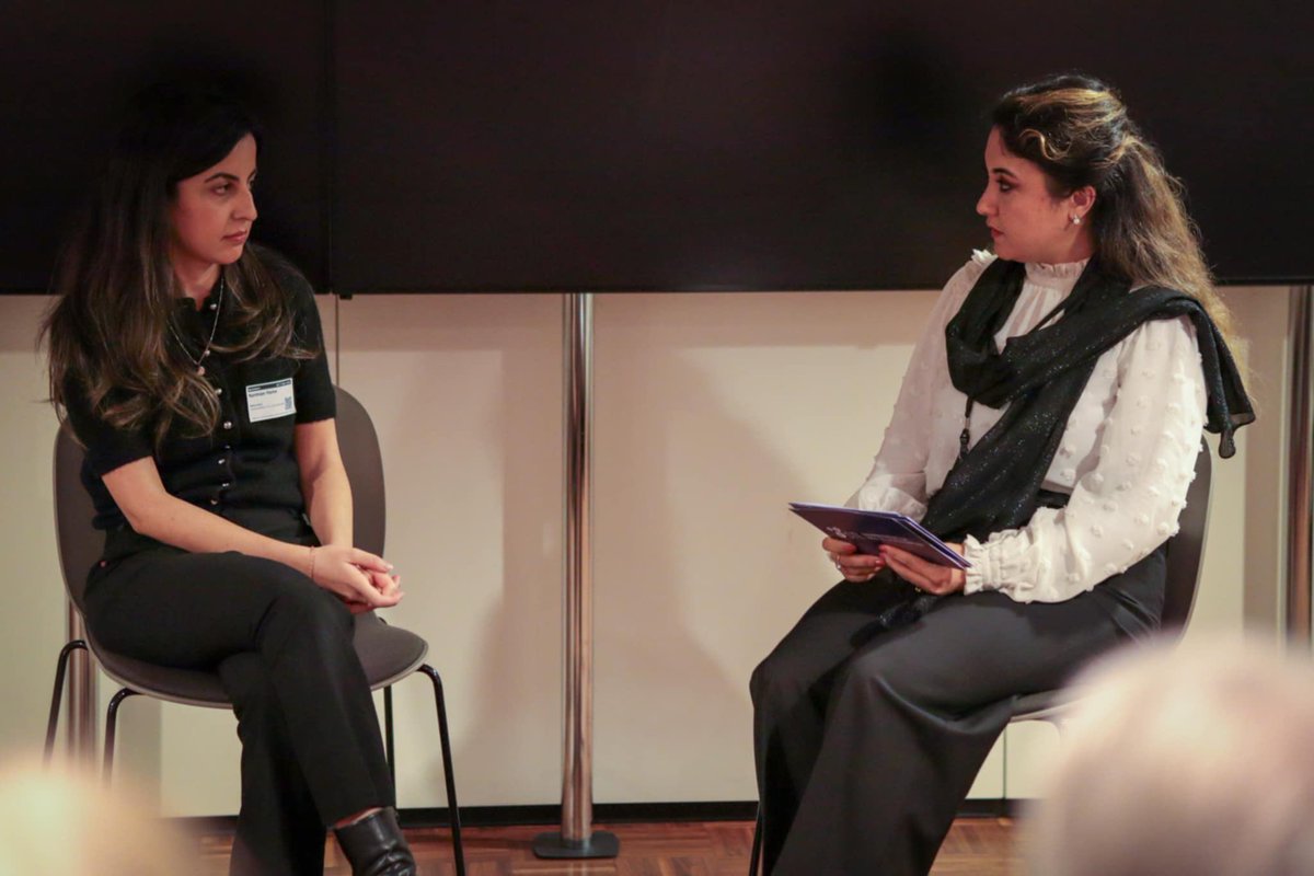 Discussion with Nariman Hame about the situation of Yazidi women in connection with the <a href="/UN/">United Nations</a> International Day for the Elimination of Violence Against Women. STL Norway <a href="/NadiaMuradBasee/">Nadia Murad</a>