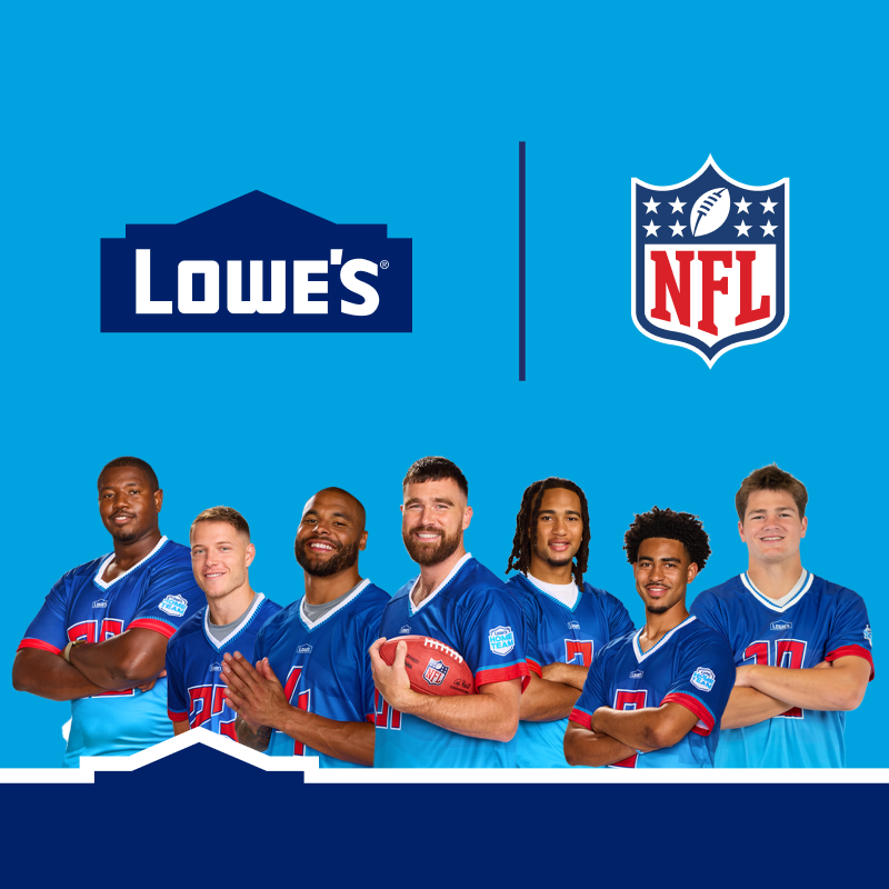 Lowes's tweet photo. The countdown to the holidays is ON, and the Lowe’s App is here to help you get ahead on everything you need. We help. You save.