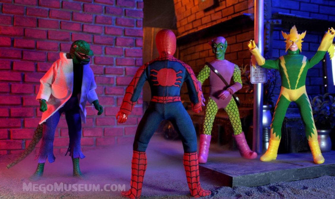 The Spider-Man 4 pack, including the all new Electro figure, will be debuting at the Avengers Reserve store at Disneyland this week and coming soon to Disney World and for presale at disneystore.com!#MakeMineMego #MakeMineMarvelMego #Marvel #Disney
