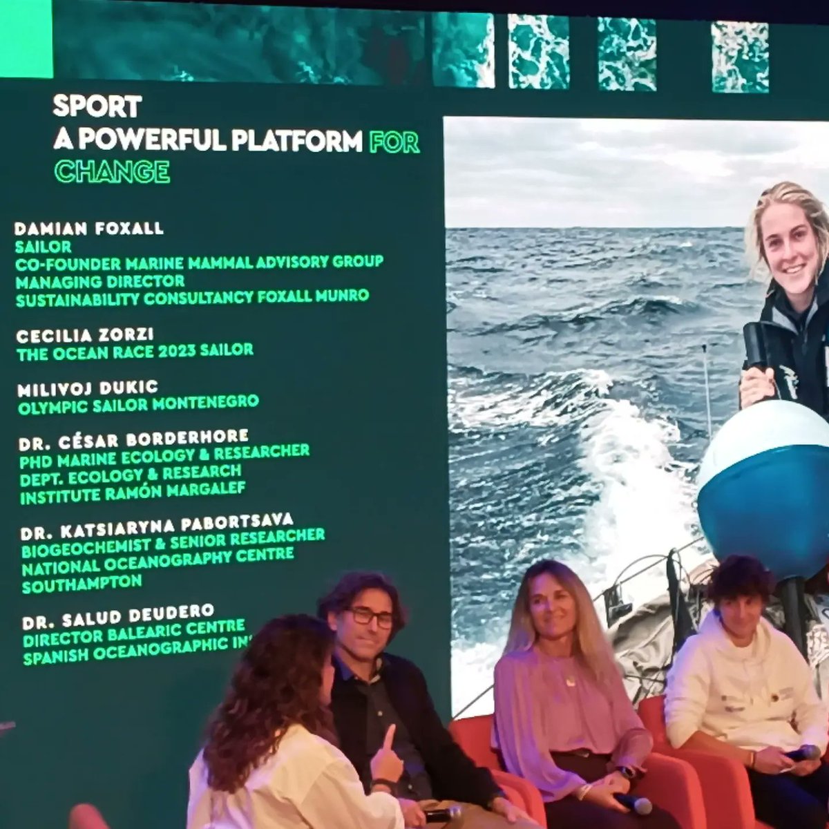 La semana pasada nuestro coordinador  <a href="/CesarBordehore/">Cesar Bordehore</a> participó en uno de los paneles de la #oceanracesummit dónde regatistas, científicos, empresarios y autoridades debatieron sobre los problemas que afectan a los océanos para protegerlos.

<a href="/uadivulga/">UA Divulga</a> <a href="/UA_Universidad/">Universidad de Alicante UA</a>