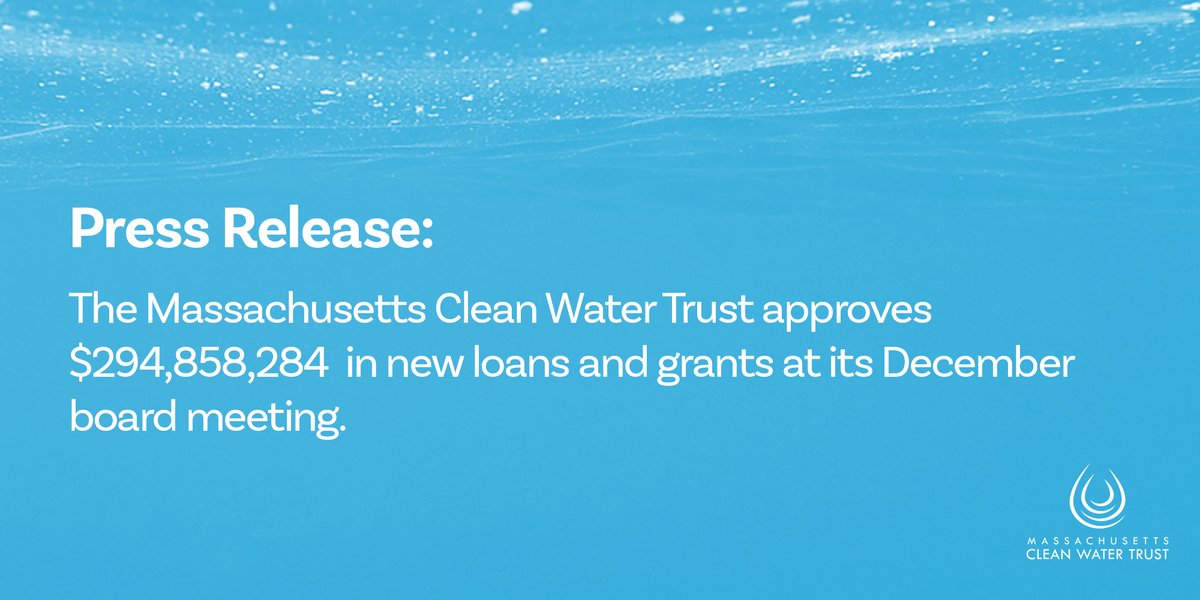 Massachusetts Clean Water Trust tweet media