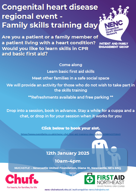 North East and North Cumbria CHD network tweet media