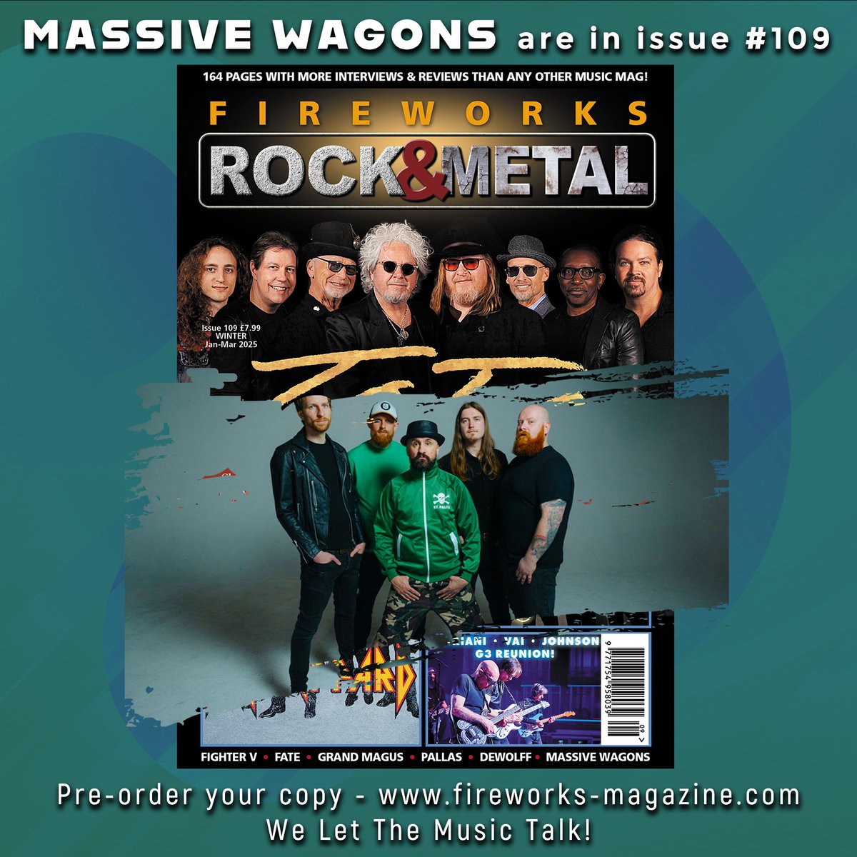 Fireworks Magazine (@fireworks_mag) on Twitter photo π ππ¦π¦ππ©π πͺπππ’π‘π¦ are in issue 109 with a fantastic Barry βBazβ Mills interview.
Pre-order your copy of issue #109 - bit.ly/3Ck5oK5
<a href="/MassiveWagons/">Massive Wagons</a>
-- π ππ¦π¦ππ©π πͺπππ’π‘π¦ are in issue 109 with a fantastic Barry βBazβ Mills interview.
Pre-order your copy of issue #109 - bit.ly/3Ck5oK5
<a href="/MassiveWagons/">Massive Wagons</a>
--