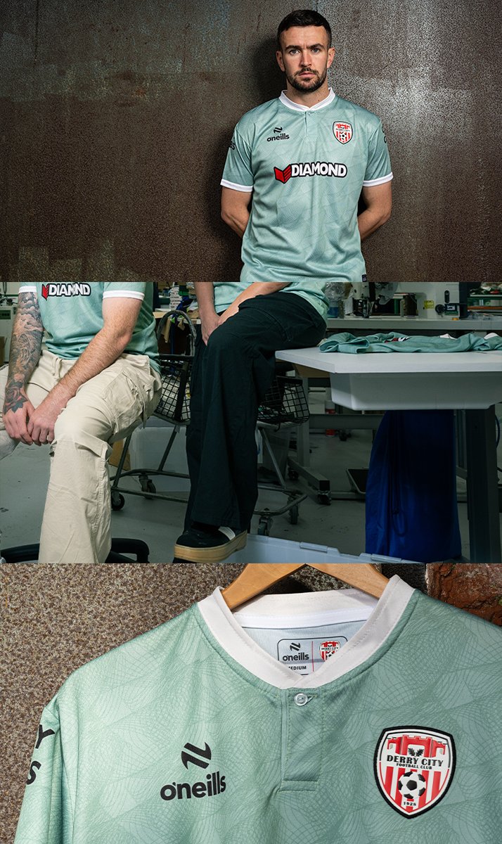 derrycityfc's tweet image. Our New Away Shirt 👕
Featuring a slick green colourway and new button collar, the outfield jersey is a retro kit dream 😍
Available NOW online and from 9am at our Foyleside store.
dcfconlinestore.com
@ONeills1918 @FoylesideSC