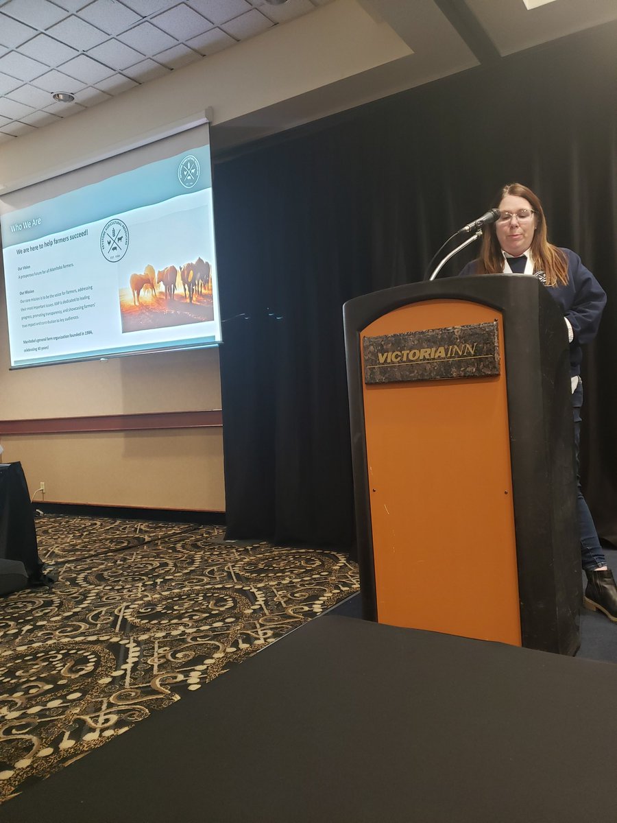 Great update from KAP at the Dairy Farmers of Manitoba Conference <a href="/KAP_Manitoba/">Keystone Agricultural Producers</a> #MBdairy24