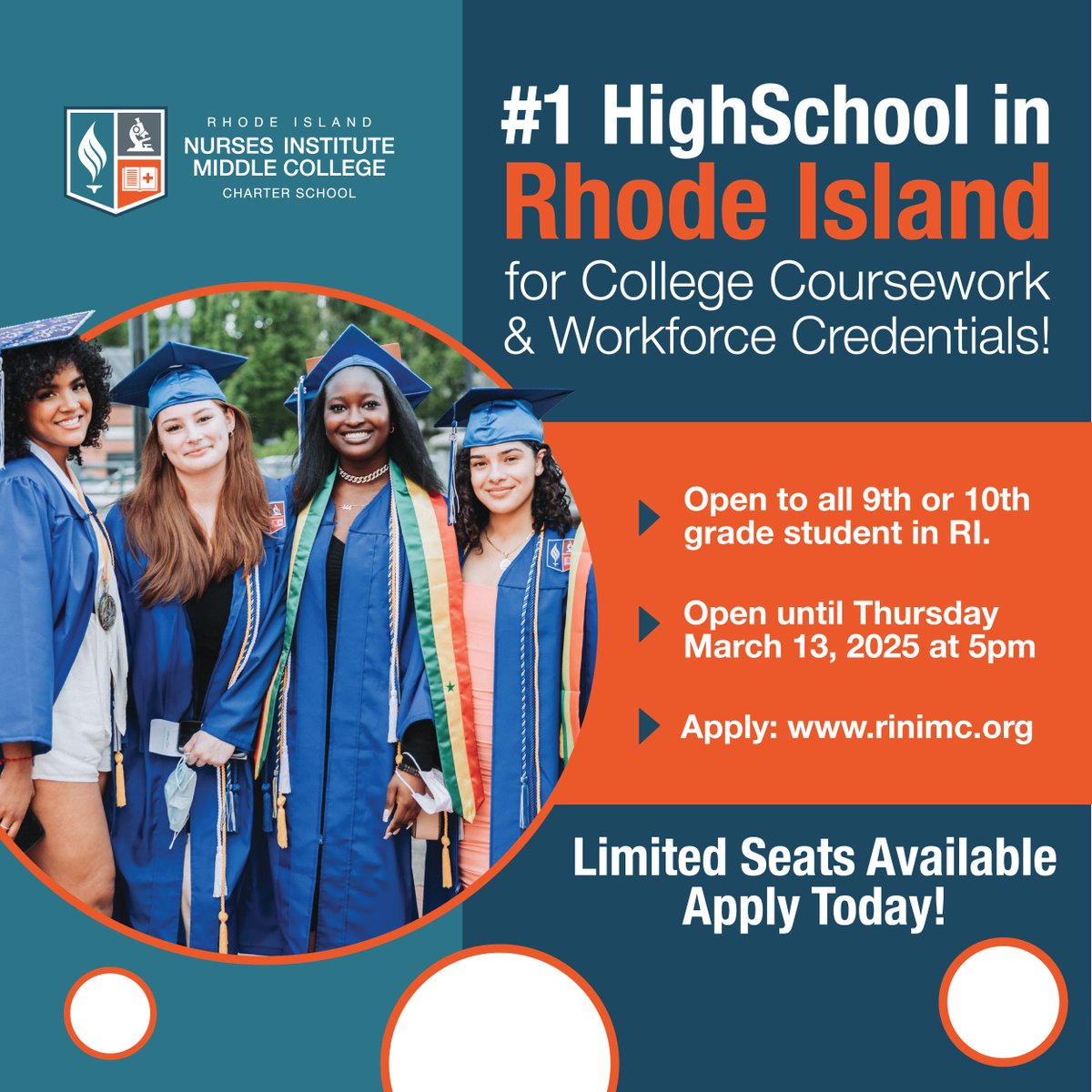 Unlock your future at the #1 high school in Rhode Island for college coursework and workforce credentials! 🎓 Enroll now and take the first step toward success! 🌟

#PathToSuccess #FutureReady #rinimc #enrollnow