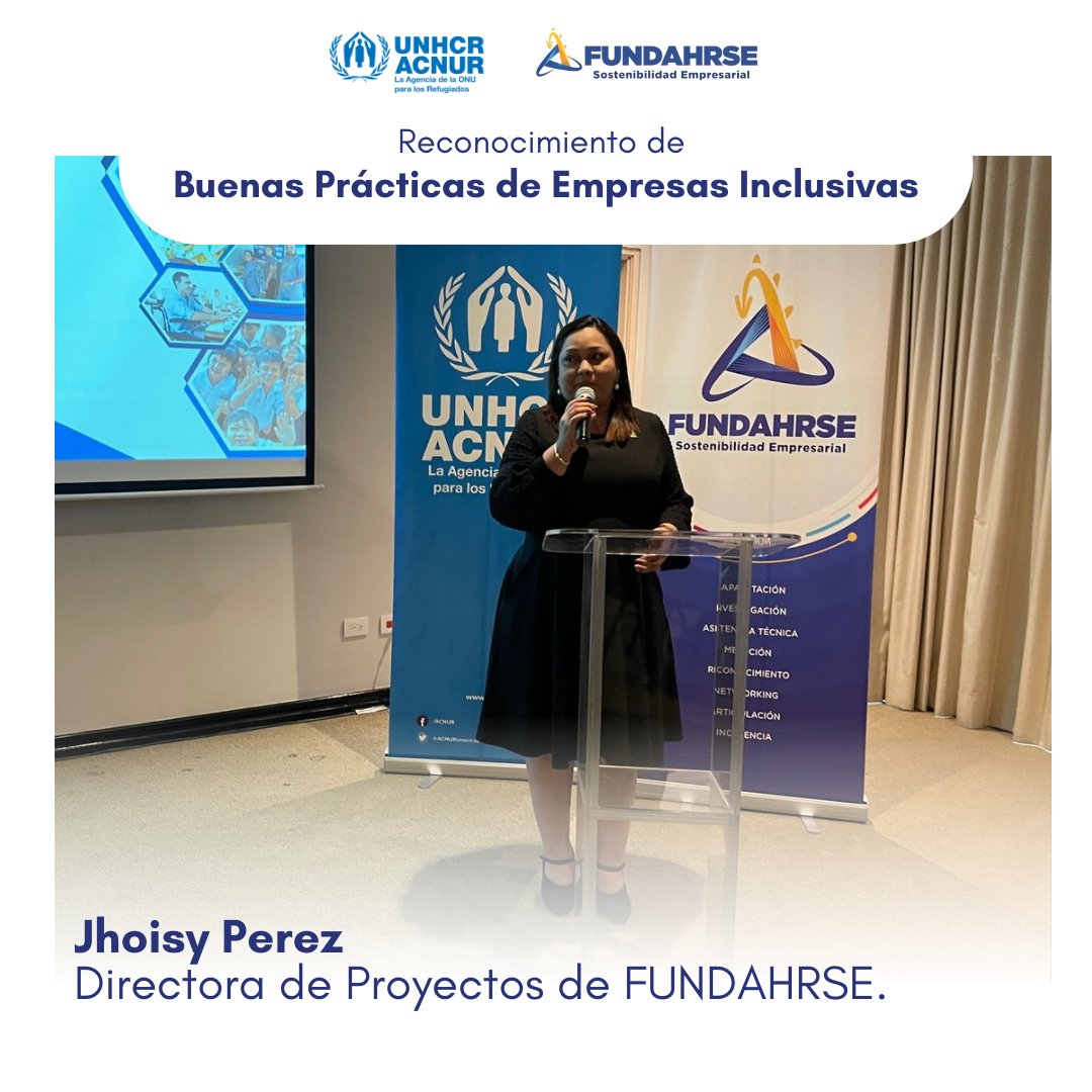 FUNDAHRSE_'s tweet photo. ✨ Evento de Reconocimiento de Buenas Prácticas Inclusivas, organizado en alianza con @ACNURhonduras , donde destacamos el compromiso y esfuerzo de empresas que impulsan la inclusión y la equidad en sus entornos laborales. 💼🤝

#Fundahrse #sostenibilidad https://t.co/mTkfKLnkb0