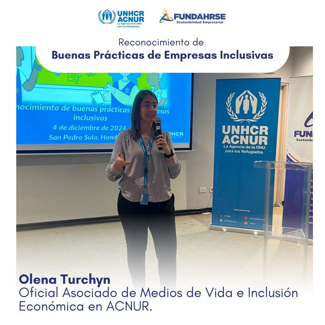 FUNDAHRSE_'s tweet photo. ✨ Evento de Reconocimiento de Buenas Prácticas Inclusivas, organizado en alianza con @ACNURhonduras , donde destacamos el compromiso y esfuerzo de empresas que impulsan la inclusión y la equidad en sus entornos laborales. 💼🤝

#Fundahrse #sostenibilidad https://t.co/mTkfKLnkb0