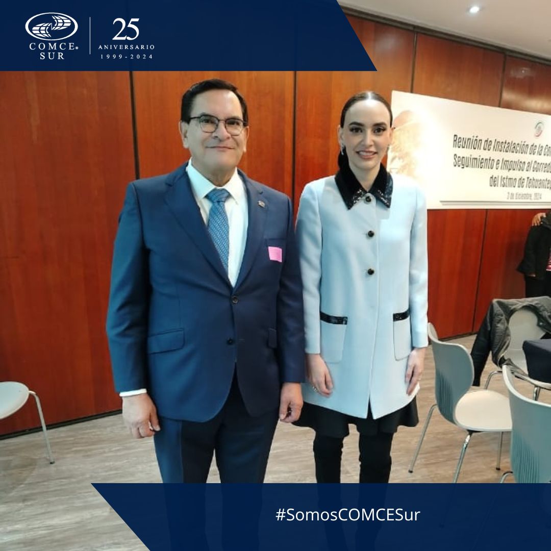 COMCE Sur (@comce_sur) on Twitter photo Agradecemos a <a href="/RaulRuizRobles/">Raul Ruiz Robles</a> <a href="/DesEconomicoOax/">Secretaría de Desarrollo Económico Oaxaca</a> , por siempre tener la consideración para COMCE Sur Así mismo, un gusto coincidir con la Lic. Susana Duque, <a href="/ComceOficial/">COMCE</a>, en esta importante instalación de Comisión Especial de Seguimiento e Impulso al Corredor Interoceánico. Agradecemos a <a href="/RaulRuizRobles/">Raul Ruiz Robles</a> <a href="/DesEconomicoOax/">Secretaría de Desarrollo Económico Oaxaca</a> , por siempre tener la consideración para COMCE Sur Así mismo, un gusto coincidir con la Lic. Susana Duque, <a href="/ComceOficial/">COMCE</a>, en esta importante instalación de Comisión Especial de Seguimiento e Impulso al Corredor Interoceánico.