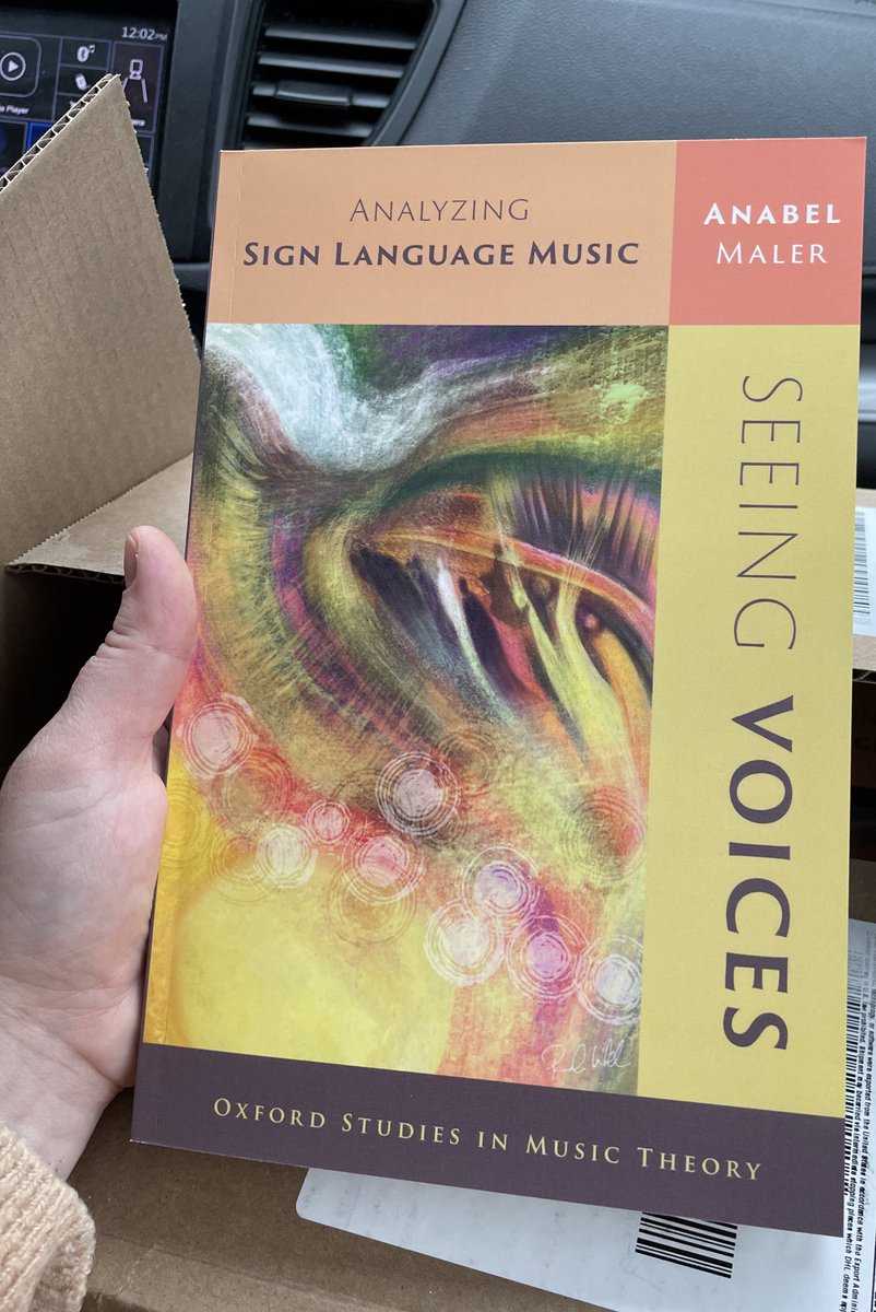 Looking for the perfect holiday gift? My book, Seeing Voices: Analyzing Sign Language Music, is now available! And if you use the code AUFLY30 you can get it for 30% off here:

global.oup.com/academic/produ…
