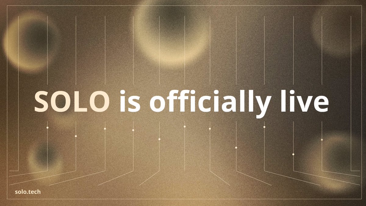 SoloDePIN's tweet image. $SOLO is live for trading on @Uniswap.
CA: 0xD61A8BbD5C6d8Cd9690a89616b33dC939C9FbDA9
Trade now:
app.uniswap.org/explore/tokens…
