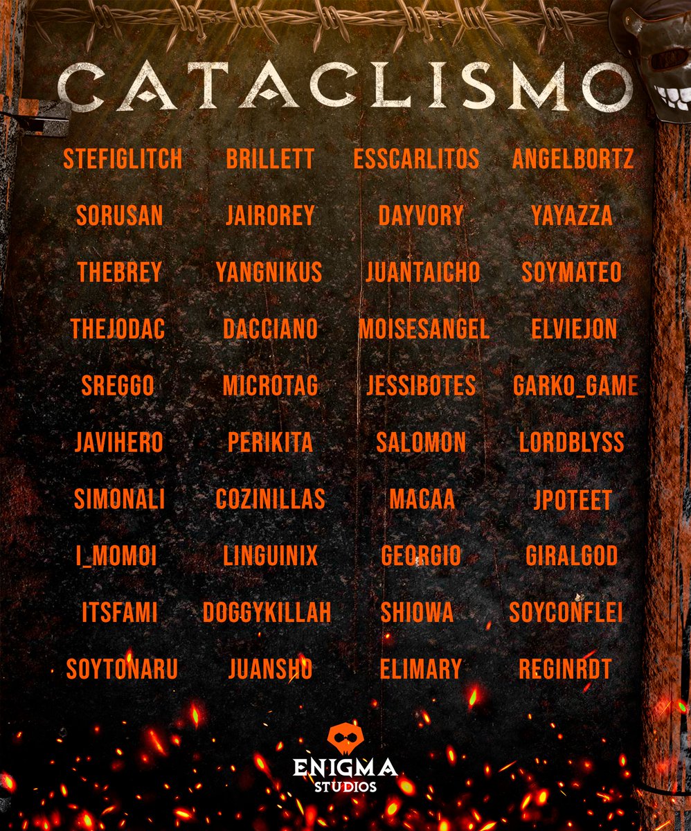 CATACLISMO tweet media