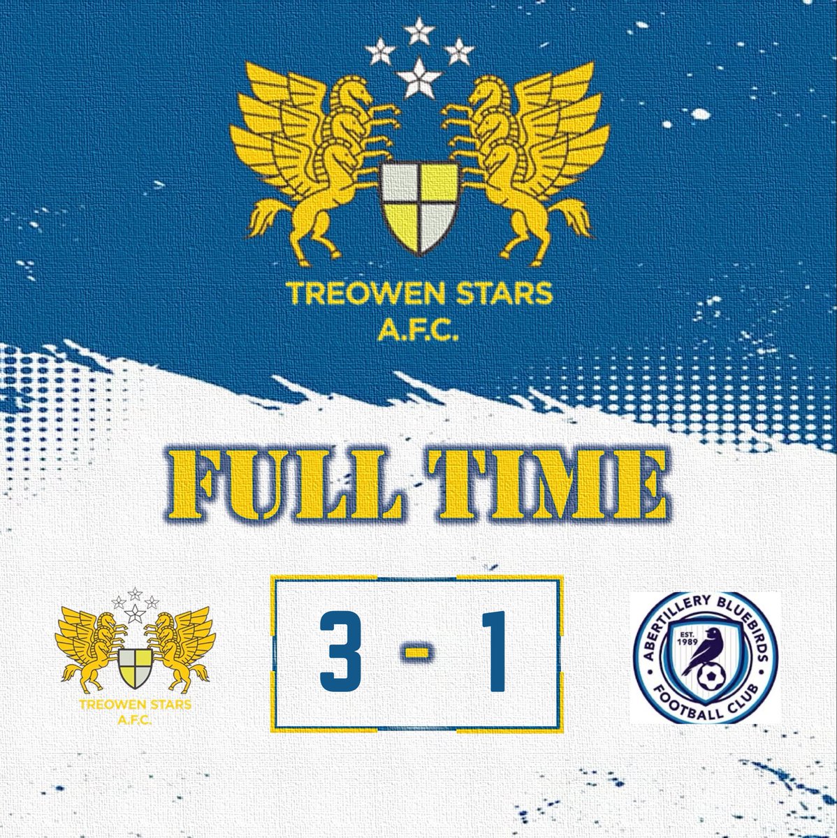 Under 19s get the job done against a resilient <a href="/AberBluebirdsFC/">Aber Bluebirds FC</a> . 2 goals from <a href="/DarcieSims25430/">Darcie Sims</a> gave us a 2 goal lead before the bluebirds got one back ibut Evan Williams sealed the 3 points to send the 19s top of the league

Thank you to Abertillery for travelling midweek 👏🏻