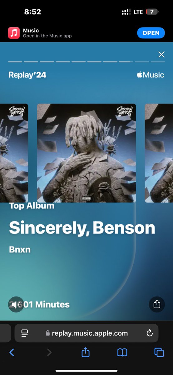 Top 100 Bnxn listeners worldwide second year in a row so happy I made it this far <a href="/BNXN/">Benson</a> @eskosito 🫂❤️