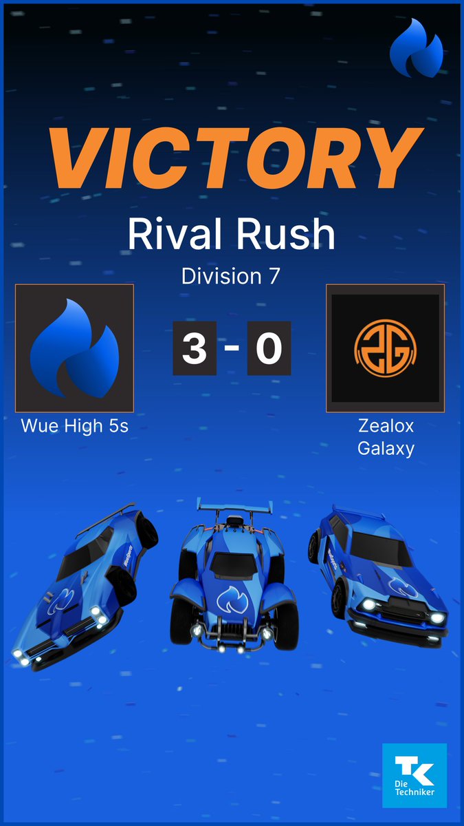 WueSports (@esportswue) on Twitter photo Im letzten Game von <a href="/RivalRushRL/">Rival Rush</a> Division 7, holen sich unsere Jungs noch einmal einen Sieg gegen <a href="/ZealoxGaming/">Zealox Gaming</a> ! Welchen Platz sich Wue High 5s ergattern konnte, erfahrt ihr nächste Woche! Im letzten Game von <a href="/RivalRushRL/">Rival Rush</a> Division 7, holen sich unsere Jungs noch einmal einen Sieg gegen <a href="/ZealoxGaming/">Zealox Gaming</a> ! Welchen Platz sich Wue High 5s ergattern konnte, erfahrt ihr nächste Woche!