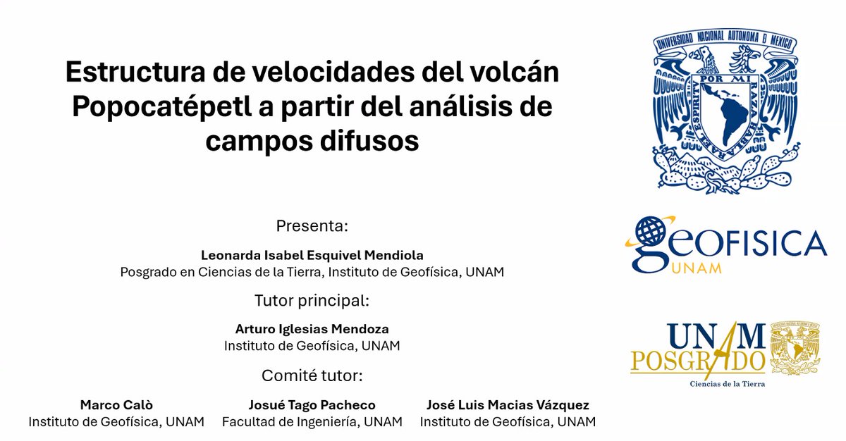 El equipo de #SeismologyIsTheWave felicita a Leo (<a href="/Liem211/">Leonarda I. Esquivel Mendiola</a>) por haber obtenido su grado de Doctora en Ciencias de la Tierra (y con mención honorífica 🫡). ¡Mucho éxito en lo que viene en su vida académica!