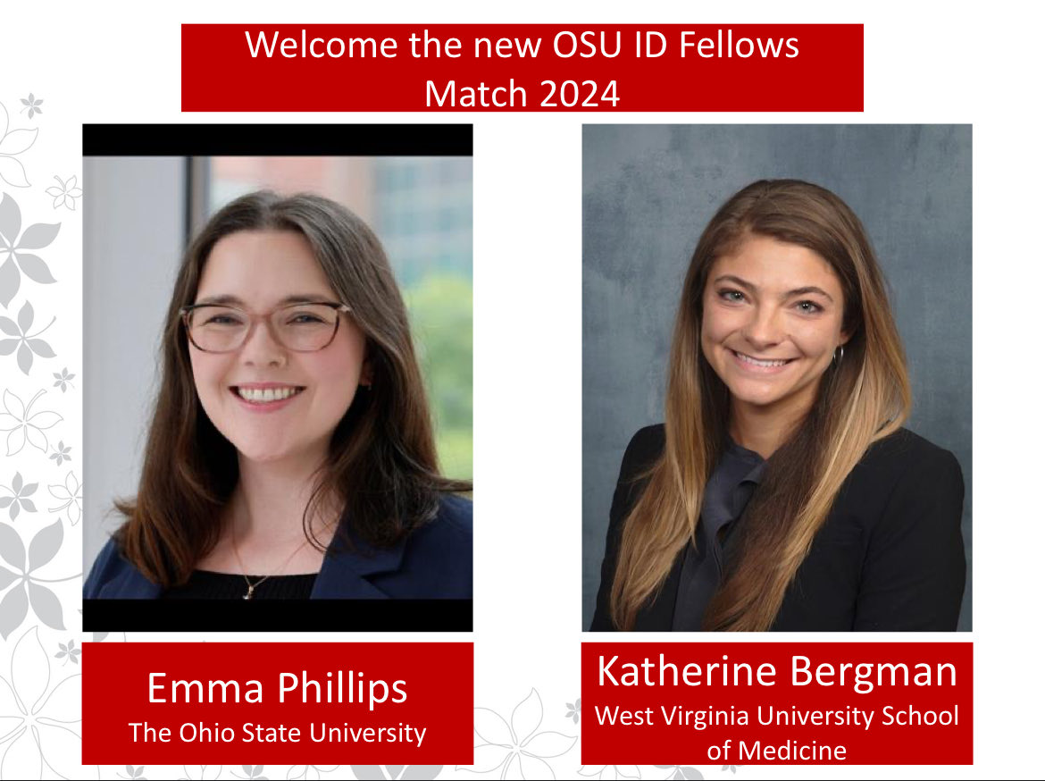 Incredibly excited to introduce our match day class of 2024 <a href="/OSUWexMed/">The Ohio State University Wexner Medical Center</a>! Excited to see that the future of ID is bright!