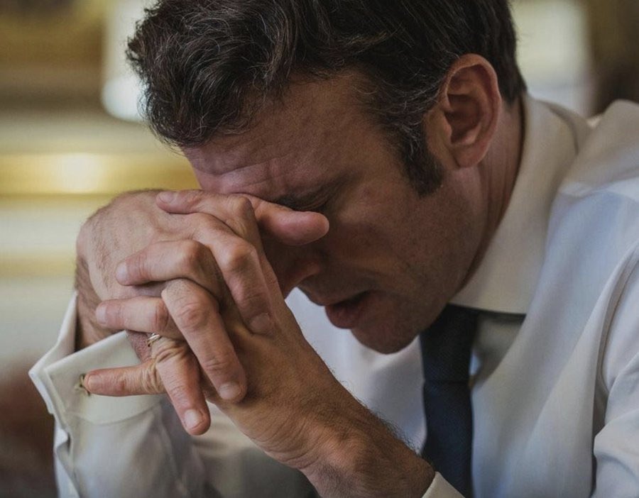 FritzFresh's tweet photo. @Megatron_ron Macron right now https://t.co/t81NhBsNpZ