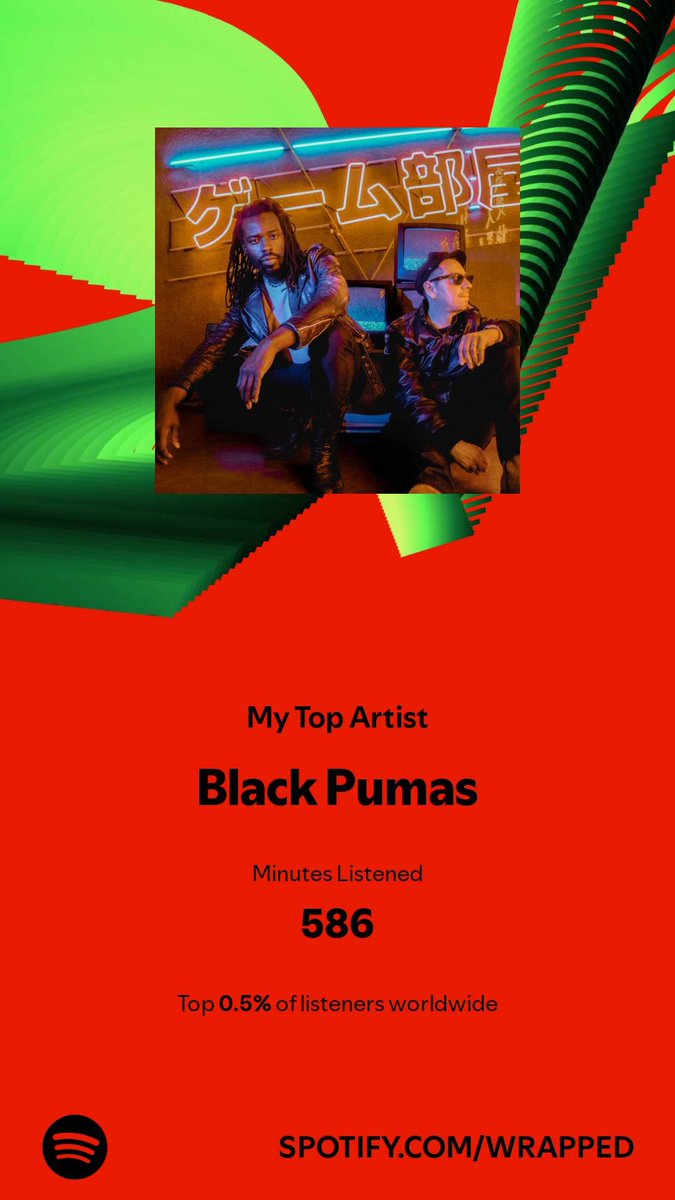 One of the best bands I have ever heard. <a href="/BlackPumasMusic/">Black Pumas</a>