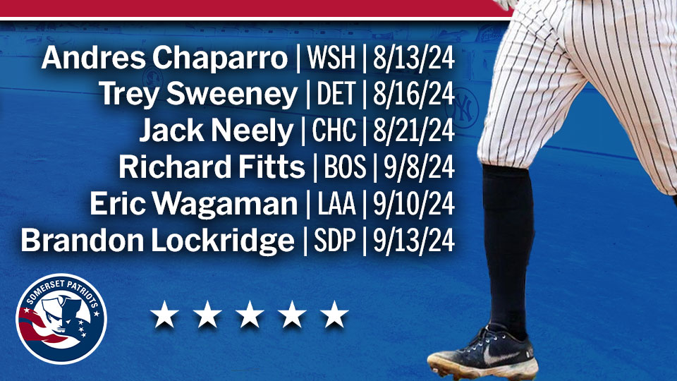 A franchise record 17 former Somerset Patriots made their <a href="/MLB/">MLB</a> debuts in 2024!💪🏻
