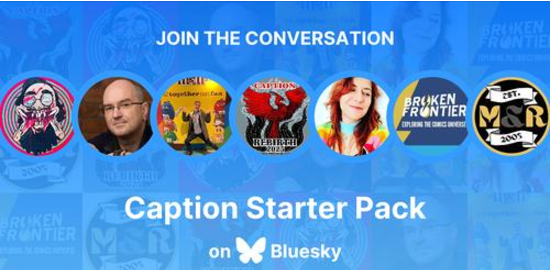 Caption - the Oxford Comics Festival starter pack is up. REBIRTH! go.bsky.app/Cc8Jhei