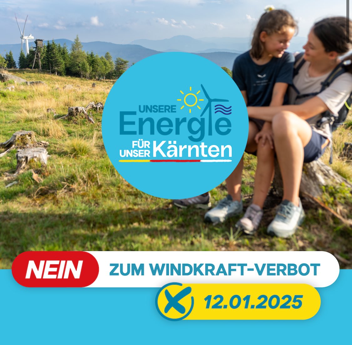 chri_gru's tweet photo. Zum Glück gibt es viele andere Menschen, die mit einem Verbot von #Windkraft in Kärnten auch nichts anfangen können.

https://t.co/KsBBZnIuGN https://t.co/pEDh4k9R4A