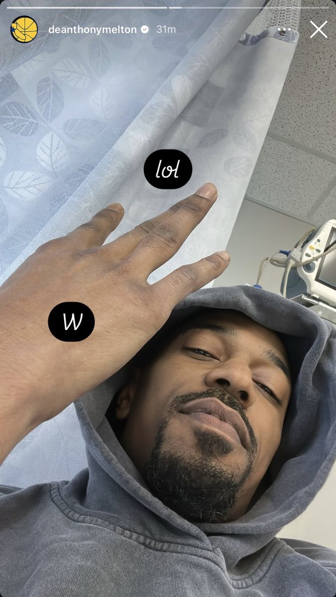 TheWarriorsTalk's tweet photo. Looks like Warriors guard De’Anthony Melton had surgery to repair his ACL, per his IG story. https://t.co/nMO0lWM1xG