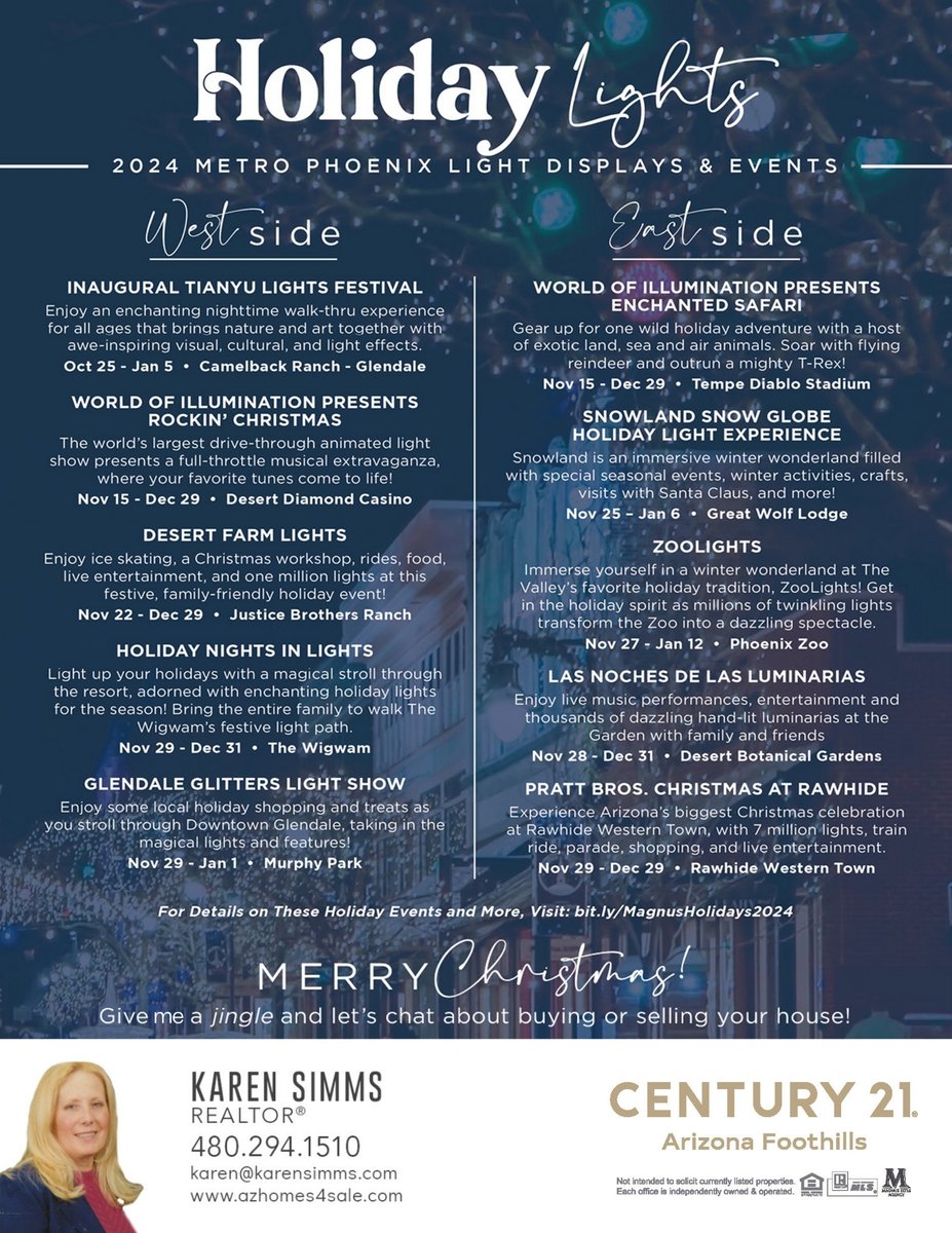 AzHomes4Sale's tweet photo. December 2024 Monthly Events - Phoenix Metro Area https://t.co/4VwrQD2wJR