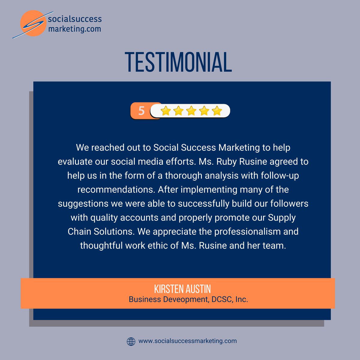 SocialSMktg's tweet image. Thank you, Kirsten! 🙌 We're glad our analysis helped grow your audience &amp;amp; amplify your Supply Chain Solutions.

B2B, tech, &amp;amp; manufacturing pros—want results like this? 
Comment below!

#businesshelpingbusiness #socialsellingb2b #manufacturingtechnology