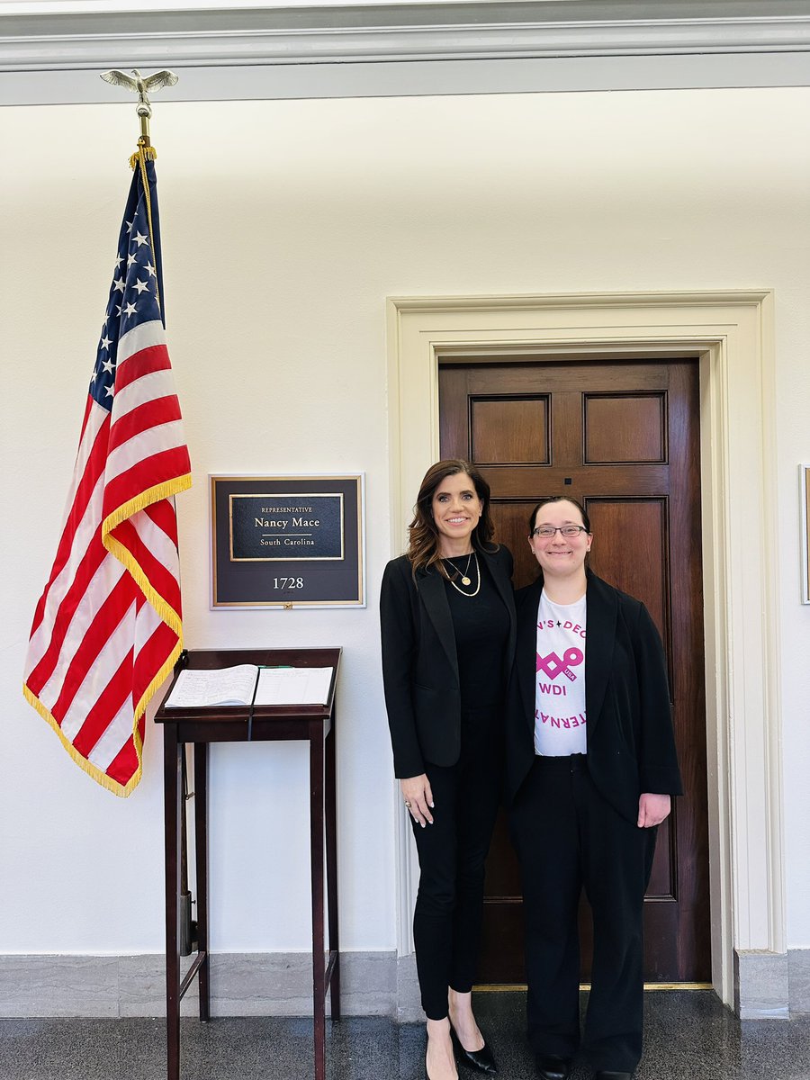 WDI_USA's tweet image. Today, WDI USA legal expert Kara Dansky &amp;amp; president Elizabeth Chesak met with @RepNancyMace to discuss how best to protect the sex-based rights of American women and girls in 2025. 

#TERFsWereRight 
#ListenToTERFs
#HoldTheLine