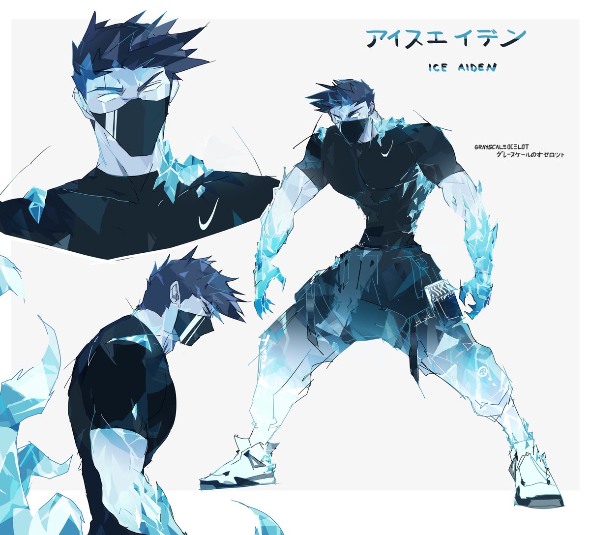 grayscaleocelot's tweet photo. アイスエイデン。
Ice Aiden.
.
.
.
Alternate Universe where Aiden freezes to 💀. (Where Noah doesn’t run into Aiden at the park in the winter.) Inspired by the Snow Drift skin. https://t.co/fHhhSSxSdt