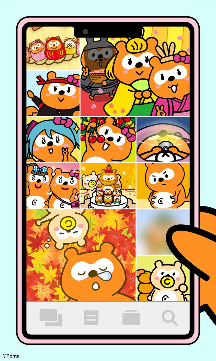 Ponta's tweet image. 📸プティのカメラロール 2024 📸

今年も楽しい思い出がいっぱい😍

みなさんの
2024年ベストショットは
どんなシーンでしたか？

#アルバムの日 #ポンタ #パパポンタ #ママポンタ #プティポンタ #ばぶポンタ #ちぃポン #Ponta #ポン活