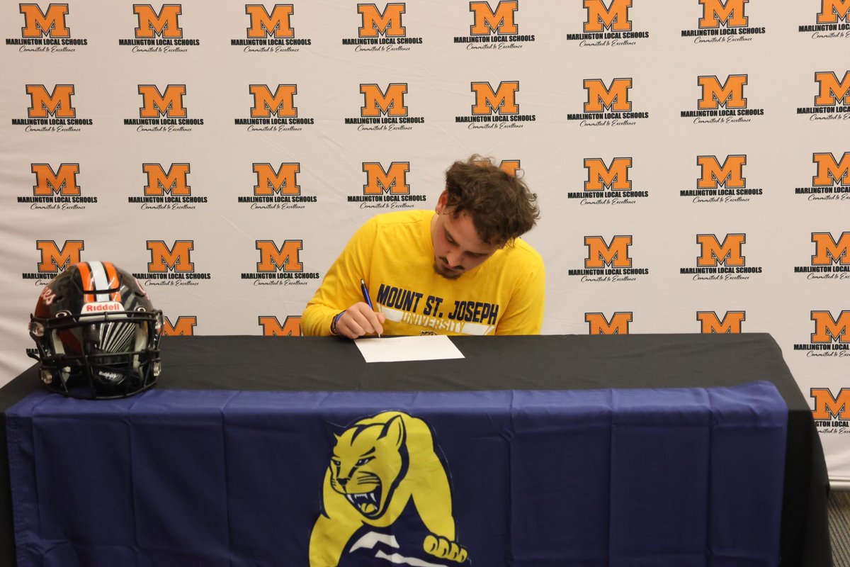 Bryson McCord (@brysonmccord4) on Twitter photo Officially a Lion✍️ MOUNT UP!🦁
<a href="/MarlingtonFB/">Marlington Dukes Football</a> <a href="/MSJ_FB/">Mount St. Joseph Football</a> <a href="/CoachHug9/">Billy Hug</a> <a href="/CoachHopperton/">Coach Hopperton</a> <a href="/Coach_DHughes/">Darold Hughes</a> <a href="/joshtaylor193/">Josh Taylor</a> <a href="/CoachLittle7/">Lane Little</a> Officially a Lion✍️ MOUNT UP!🦁
<a href="/MarlingtonFB/">Marlington Dukes Football</a> <a href="/MSJ_FB/">Mount St. Joseph Football</a> <a href="/CoachHug9/">Billy Hug</a> <a href="/CoachHopperton/">Coach Hopperton</a> <a href="/Coach_DHughes/">Darold Hughes</a> <a href="/joshtaylor193/">Josh Taylor</a> <a href="/CoachLittle7/">Lane Little</a>