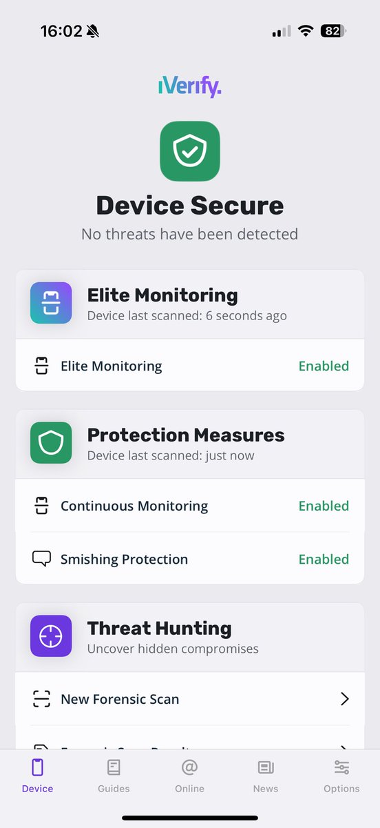 This is already the most sophisticated iOS intrusion analysis on the market, but a deeper level exists. Upgrade to iVerify EDR or Elite for deeper and continuous protection made for highly targeted entities. iverify.io/products/iveri…