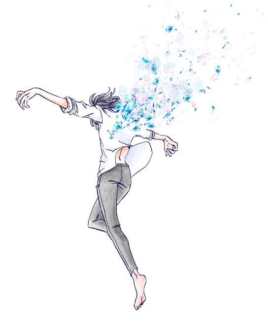 終わりにするためではなく、自分らしく生きるために飛びたってみてほしい。DM多すぎて返せなくてごめんね。生きづらくて、朝がこわい人たちへ描いてみました。 
