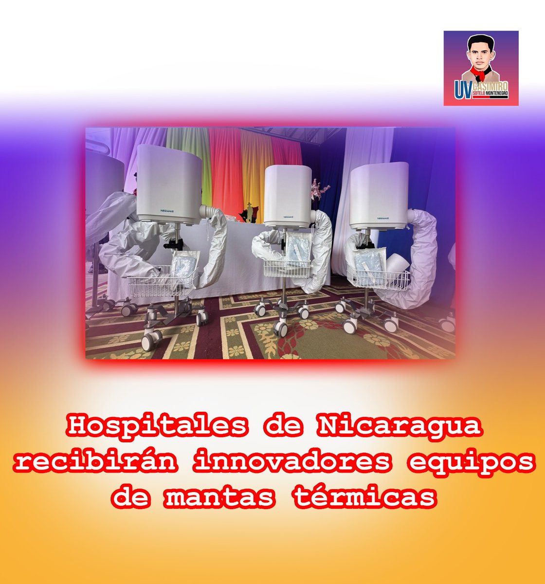 Jueves 05 de #Diciembre del 2024, distribuirán treinta Equipos de Mantas Térmicas que permiten mantener la temperatura corporal en pacientes durante cirugías o procedimientos médicos prolongados. Inversión 1.9 Millones de Córdobas. #Nicaragua #SomosUNAN #SoyCSM <a href="/MinsaNicaragua/">Ministerio de Salud Nicaragua</a>