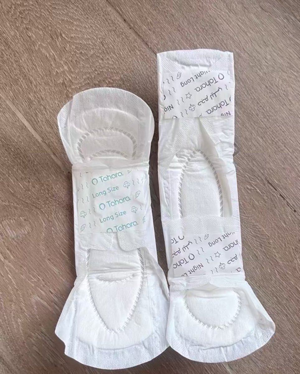 الحمد لله برتاح بنات لانه هذي احسها مصنوعه لي خصيصا #فوط_طهاره