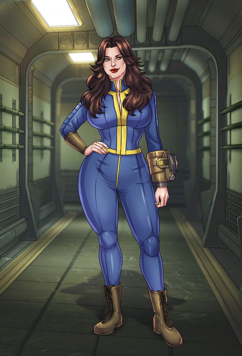 lavionartz's tweet photo. Angelina is waiting for you in Vault 🤩
Commission for my friend @QuiteInventor 

#anime #OC #art #sfw https://t.co/AJ7IttaU68