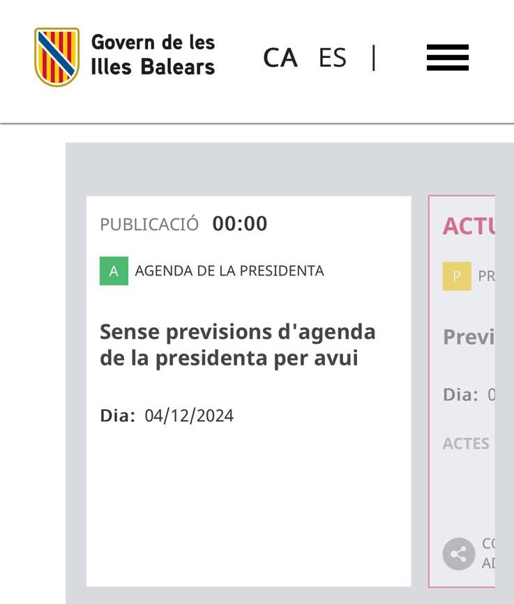 Jaume_Colom's tweet photo. Les Illes Balears estan: 

1) Sense pressuposts.

2) Amb un desastre legislatiu de cal déu.

3) Permetent construir en zones inundables. 

La presidenta Prohens: 

AVUI                                                       DEMÀ https://t.co/T97MtgqRAF
