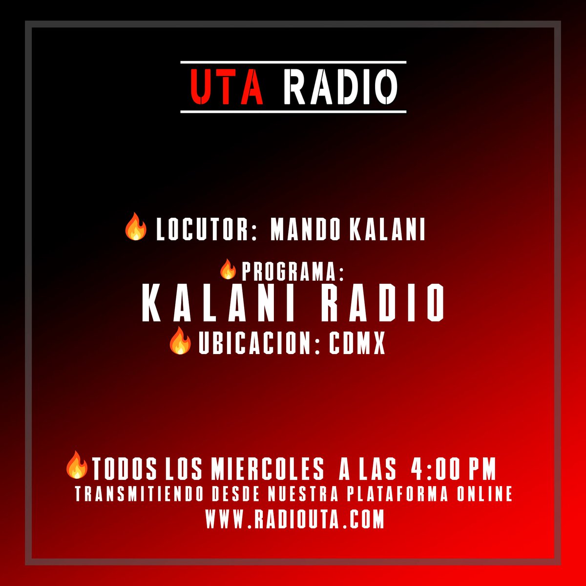 ZonebsRadio's tweet photo. #PowerMiercoles de #UtaRadio con #MetalMexicano en #KalaniRadio a las 4pm conduce @MandoKalani https://t.co/nmYK6VFwAO