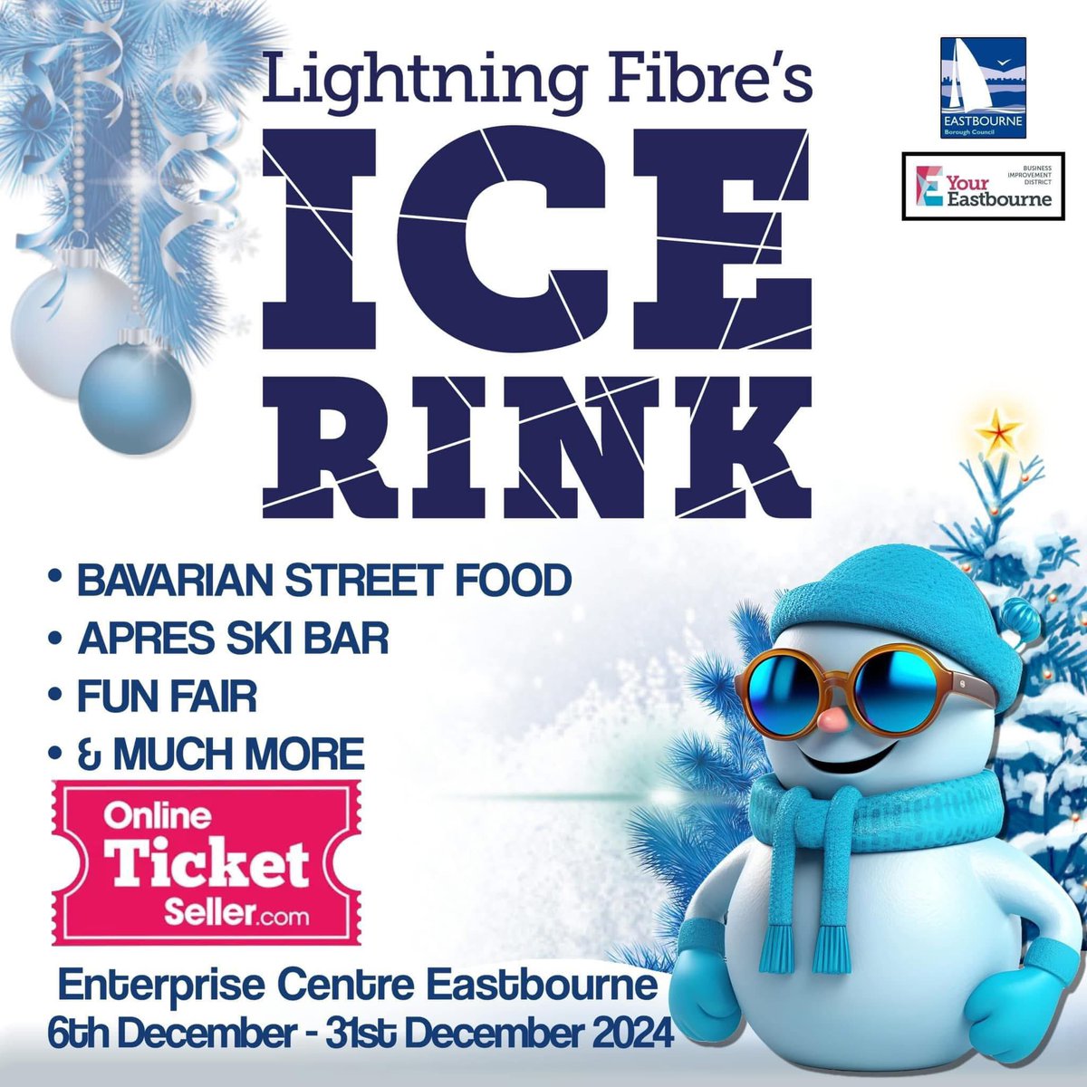 FEASTIVAL EVENTS (@moncktonsimon) on Twitter photo ⛸️ Spaces for the opening day Friday 6th December at the <a href="/LightningFibre/">Lightning Fibre</a> Ice Rink are getting booked up fast!!
✅ All day offer, Adults £10 & Children (4-14) £6
🎟️ Reserve your place here - …nterwonderland.onlineticketseller.com
📍 Enterprise Shopping Centre - 6th to 31st December ⛸️ Spaces for the opening day Friday 6th December at the <a href="/LightningFibre/">Lightning Fibre</a> Ice Rink are getting booked up fast!!
✅ All day offer, Adults £10 & Children (4-14) £6
🎟️ Reserve your place here - …nterwonderland.onlineticketseller.com
📍 Enterprise Shopping Centre - 6th to 31st December